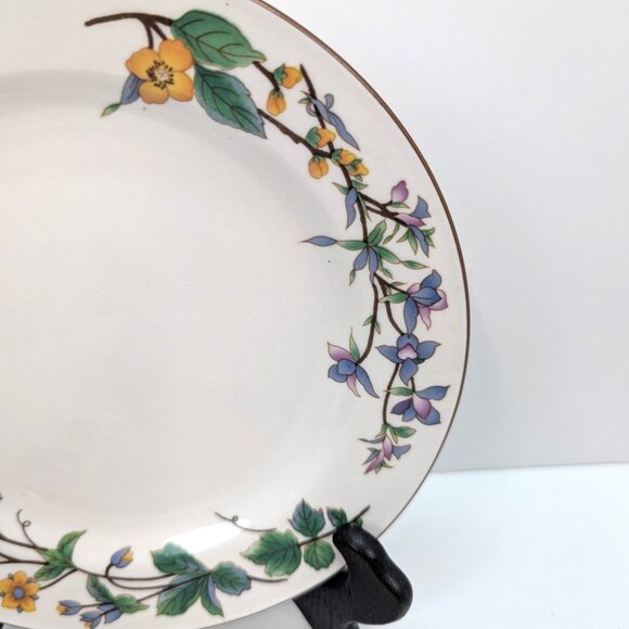Vintage Woodhill by Citation 7 5/8" Floral Salad Plate Replacement Lot of 2 - Picture 4 of 8